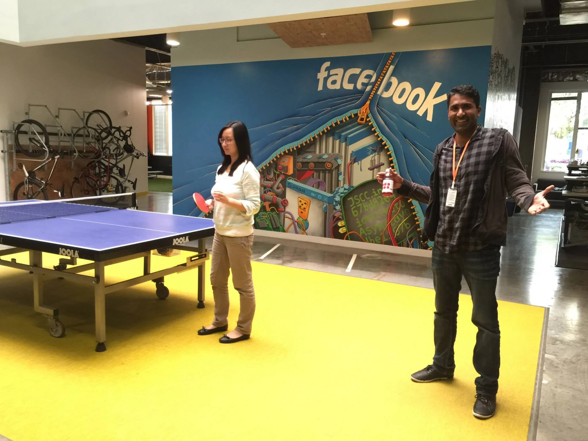 Figure 3: Personal picture taken inside Facebook Headquarters in Menlo Park California. March 2015